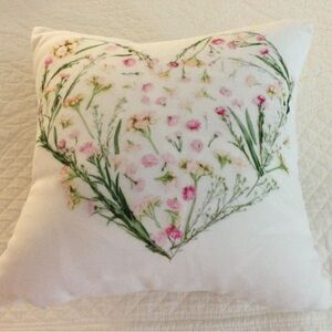 Floral Accent Pillow